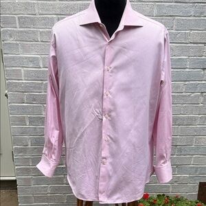 Leonardo Valenti Doppio Ritorto Italy
Pink Long Sleeve Button Down Shirt